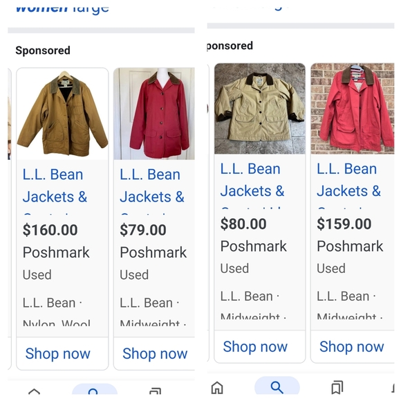 Mint 2BN cond (L) Women's L.L.Bean Lined button front jacket + cord trim accents - Picture 13 of 14